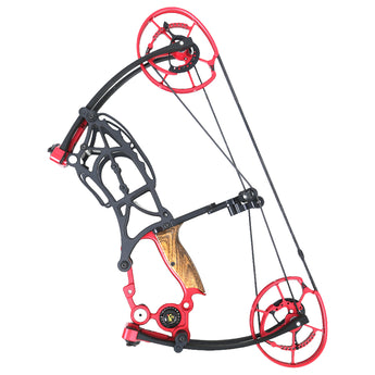 BFC-F20 Fiery Blaze | Compact & Lightweight Dual-Purpose Compound Bow - Shoots Arrows & Steel Balls | Portable & Powerful